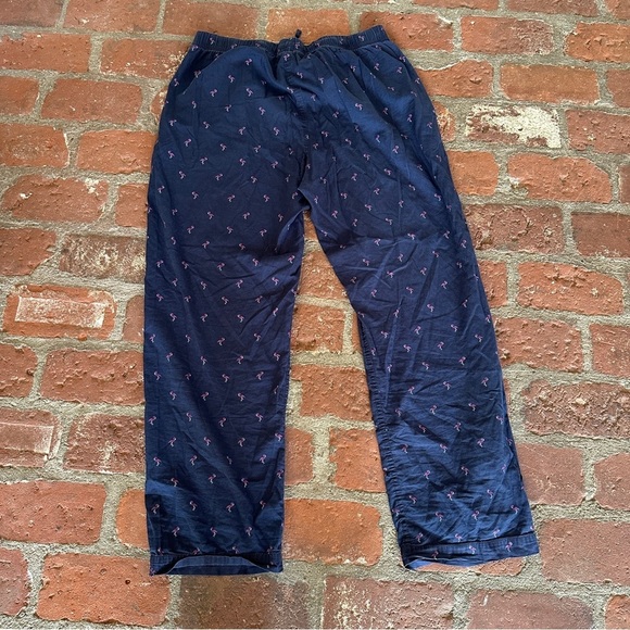 Goodfellow & Co Large Blue and Pink Flamingo Pajama PJ Bottoms Elastic Waistband - Picture 10 of 13